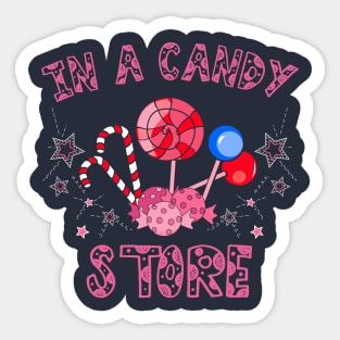 Kid in a Candy Store Sticker